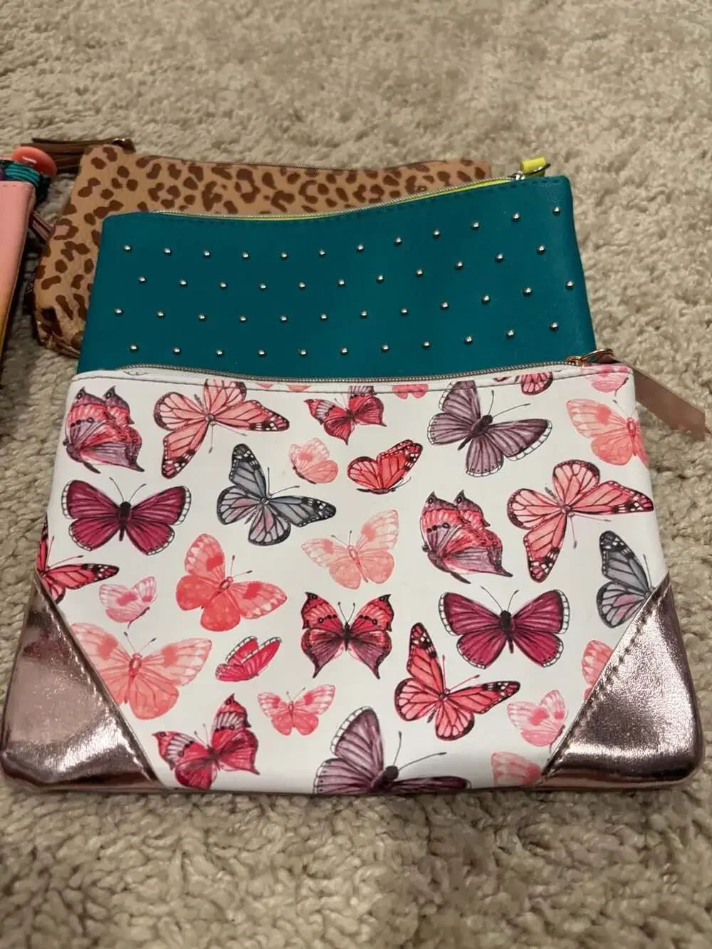 Lot of 7 Assorted Ipsy Cosmetic Makeup Bags